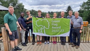 Rushmere Country Park awarded prestigious Green Flag Award for third year